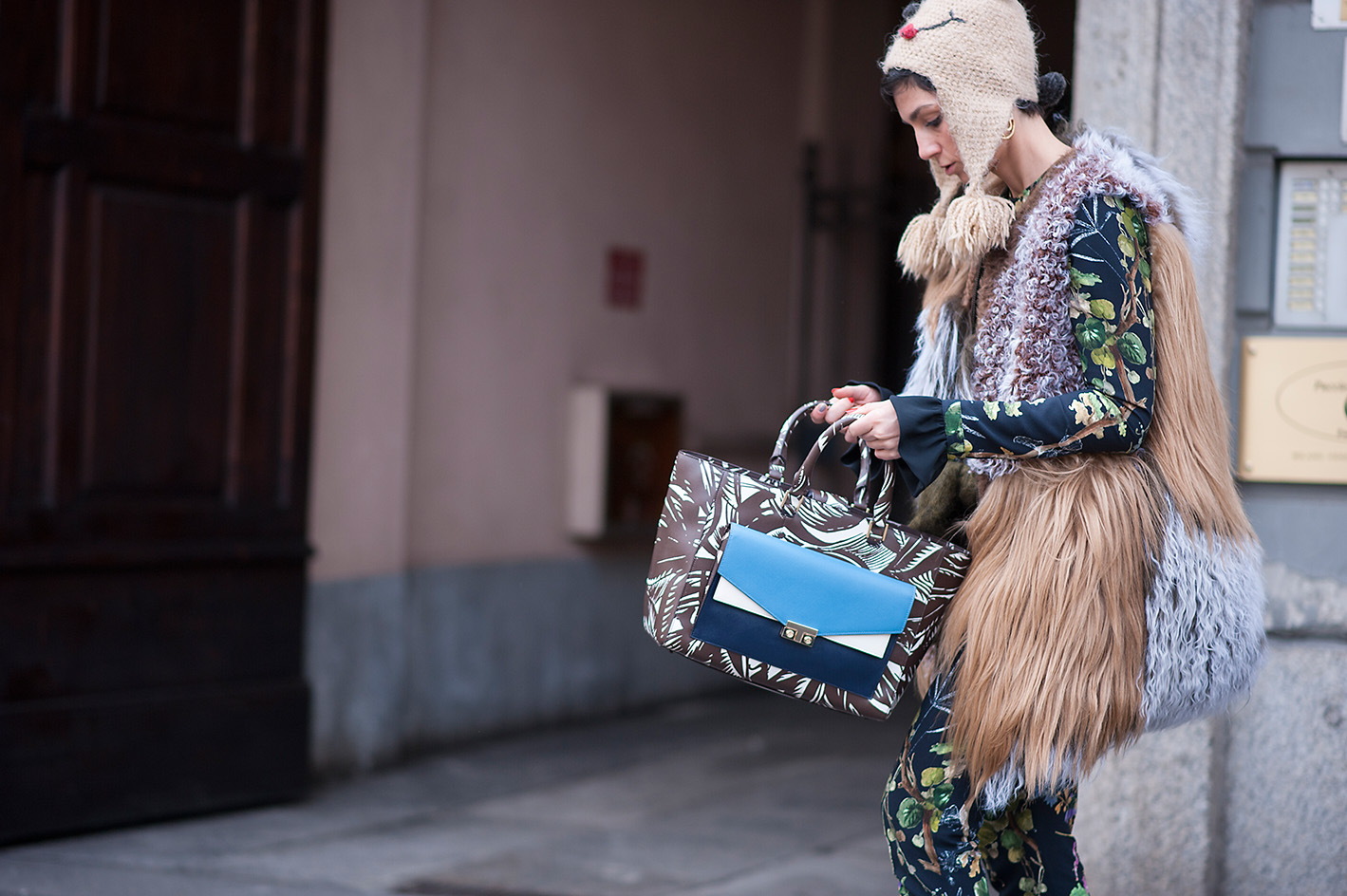 Milano woman fashion Week Fall Winter 2015-16