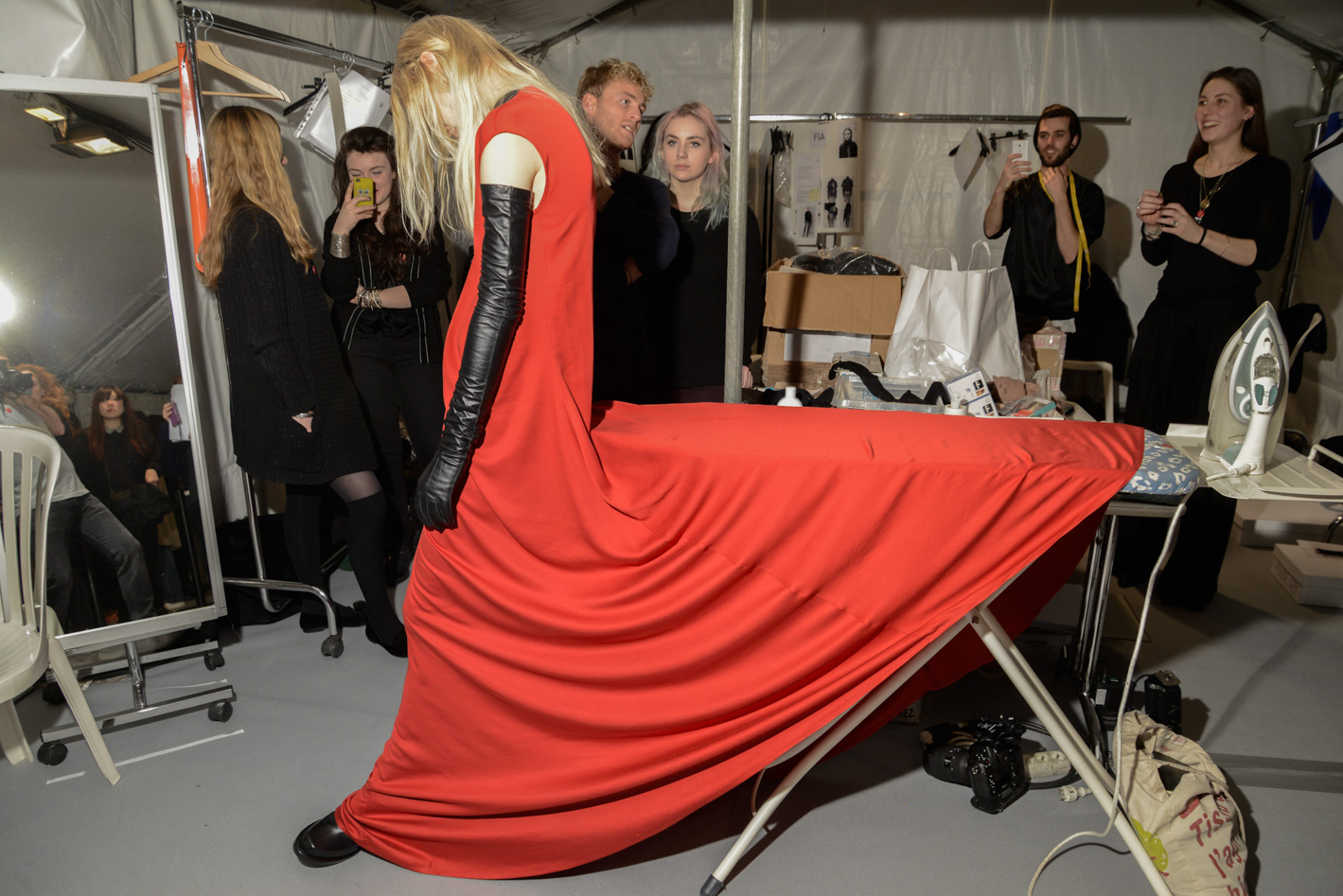 Paris woman fashion Week Fall Winter 2015-16Ann.Demeulemeester show