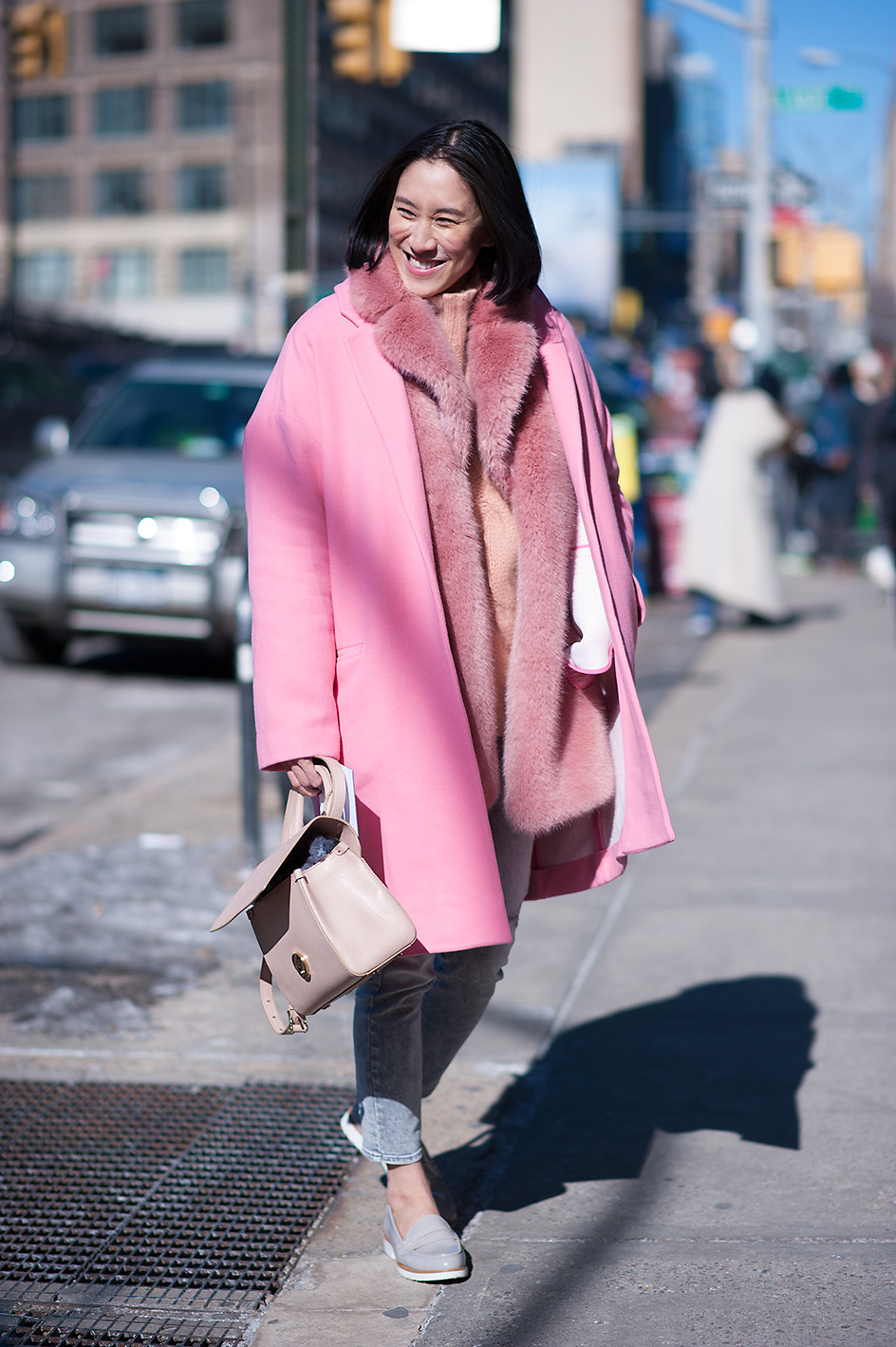 New York woman fashion Week Fall Winter 2015-16
Street Style