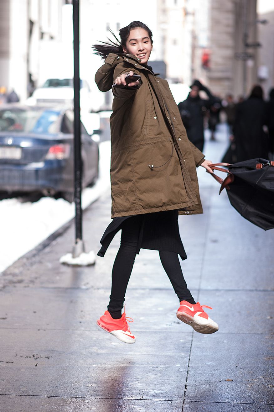 New York woman fashion Week Fall Winter 2015-16