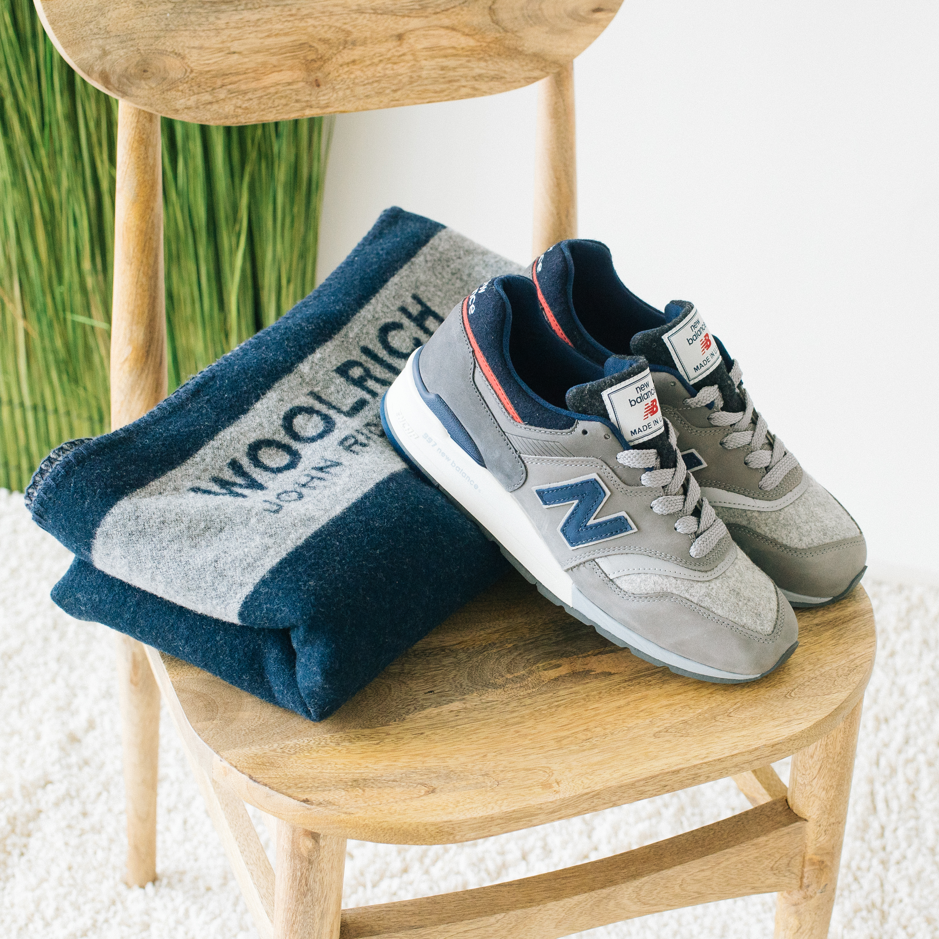 A new symbol of quality and refinement: the New Balance x Woolrich sneakers  COLLEZIONI